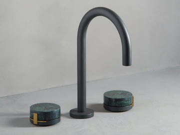 ELEMENTS - 3 hole countertop washbasin tap by The Watermark Collection - view 2